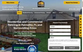 Ballfer Fence website