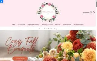 Bliss Flower Shop website