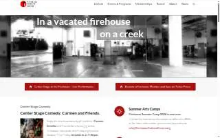 Firehouse Cultural Center website
