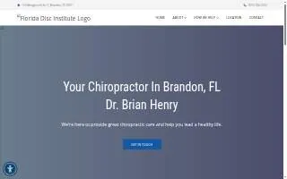 Florida Disc Institute website