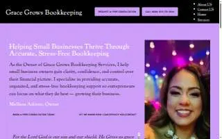Grace Grows Bookkeeping Services, LLC website
