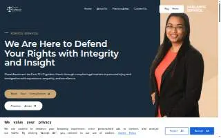 Great American Law Firm website