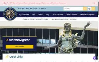 Hillsborough County Tax Collector of Ruskin website
