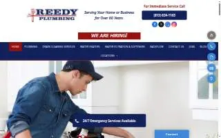 Reedy Plumbing Inc. of Ruskin website