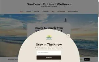 SunCoast Optimal Wellness of Ruskin website