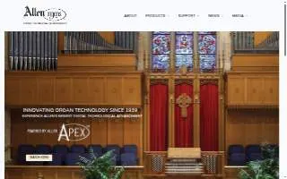 Allen's Lock & Key website