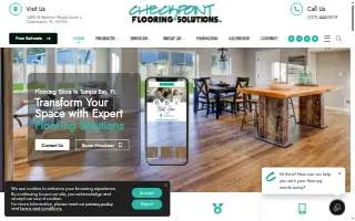 Checkpoint Flooring Solutions of Safety Harbor website