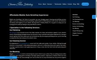 Chrome Crown Detailing of Safety Harbor website