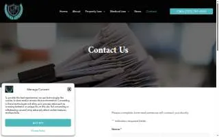Constable Law, P.A. website