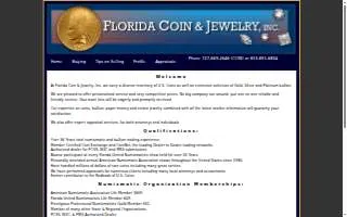 Florida Coin & Jewelry, Inc. website