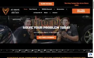 Phoenix Pest Management and Wildlife Control of Safety Harbor website