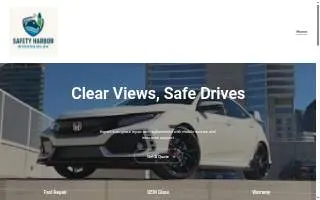 Safety Harbor Windshields website