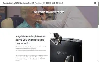 Bayside Hearing Aid Center website