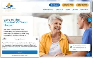 Castle Comfort Homecare LLC website