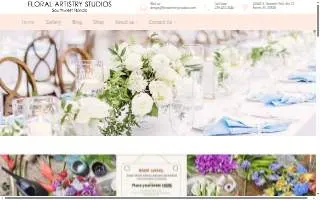 Floral Artistry Studios of San Carlos Park website