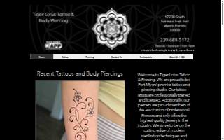 Tiger Lotus Tattoo and Piercing of San Carlos Park
