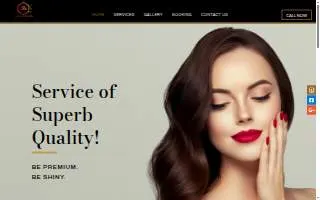 AJA Nails Spa website