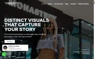 DSTNCT Art Media / Photography Videography Boca Raton website