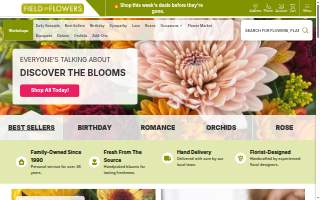 Field of Flowers website