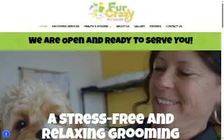 Fur Crazy Pet Salon website