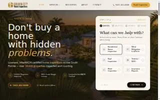 Golden City Home Inspections of Golden Glades website