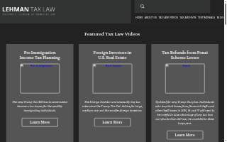 Lehman Tax Law of Sandalfoot Cove