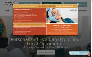 Bayhead Eye Centre website
