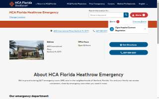 HCA Florida Heathrow Emergency