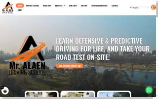 Mr. Alaen Driving School of Sanford website