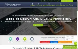 Next Horizon website