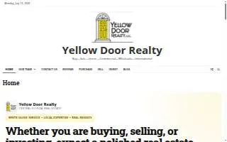 Yellow Door Realty website