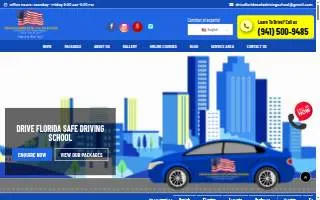 Drive Florida Safe Driving School of Sarasota website