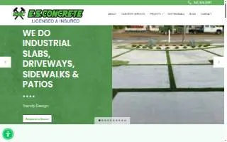 Eric Schroeder Concrete website