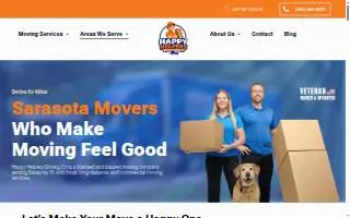 Happy Helpers Moving Co website