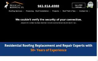 Pelican Roofing FL website