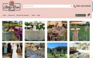 Stella Rose Events website