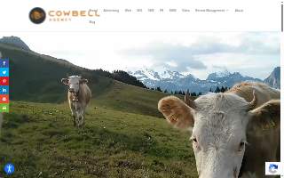 Cowbell Agency website