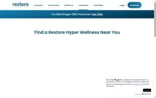 Restore Wellness Center of Satellite Beach website
