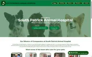 South Patrick Animal Hospital website
