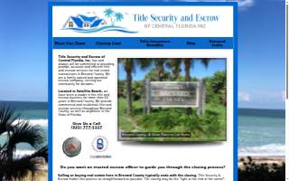 Title Security and Escrow of Central Florida Inc.