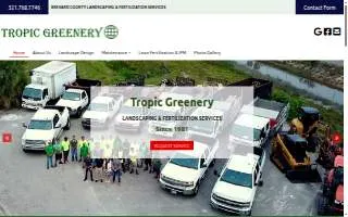 Tropic Greenery of Satellite Beach website