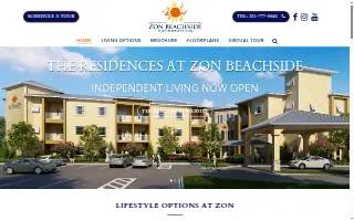 Zon Beachside website