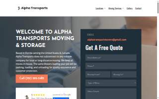 Alpha Transports Movers of Sebastian