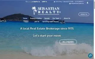Sebastian Realty website