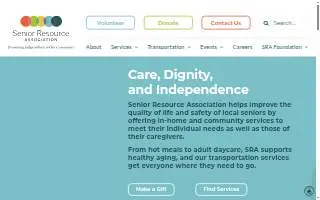 Senior Resource Association website