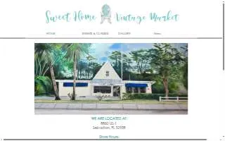 Sweet Home Vintage Market website