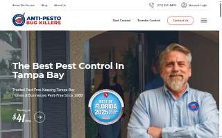 Anti-Pesto Bug Killers Inc of Seminole