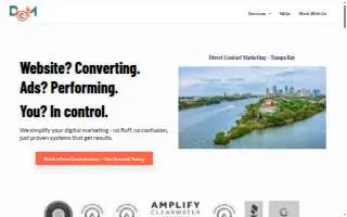 Direct Contact Marketing of Seminole website