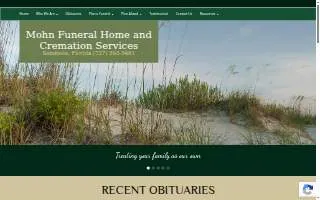 Lewis W Mohn Funeral Home of Seminole website