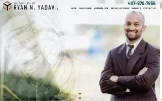 The Law Office of Ryan N. Yadav, LLC website